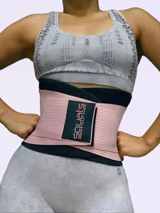 SQUATS TEAM - WOMEN'S BELT  Waist trainer, Postpartum & Performance Support  Gym Adjustable Neoprene Shapewear Thermal Soft Workout Waistband Activewear Compression Breathable