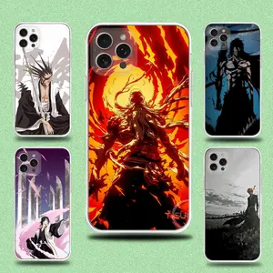 Anime BLEACH Phone Case For iPhone 16,15,14,13,12,11 Plus,Pro,Max,XR,XS,X,7,8 Plus,SE,Mini Transparent Shell iPhone16case Premium Phone Case deals for you