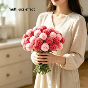 Artificial Hydrangea Flowers and Rose, Outdoor Decorative Plants, Artificial Bouquet, Ideal for Home, Hotel, Office, Wedding, Garden, Photography