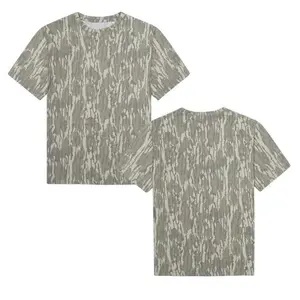 Mossy Oak Washed Out Camo Tee - Original Bottomland T-Shirt for Men - Soft, Stylish Design for Streetwear, Camo Shirt, Ideal For Sports And Everyday Wear