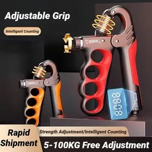 Adjustable Hand Grip Strengthener 5–100kg – Mechanical Counter Grip for Forearm, Wrist & Hand Training