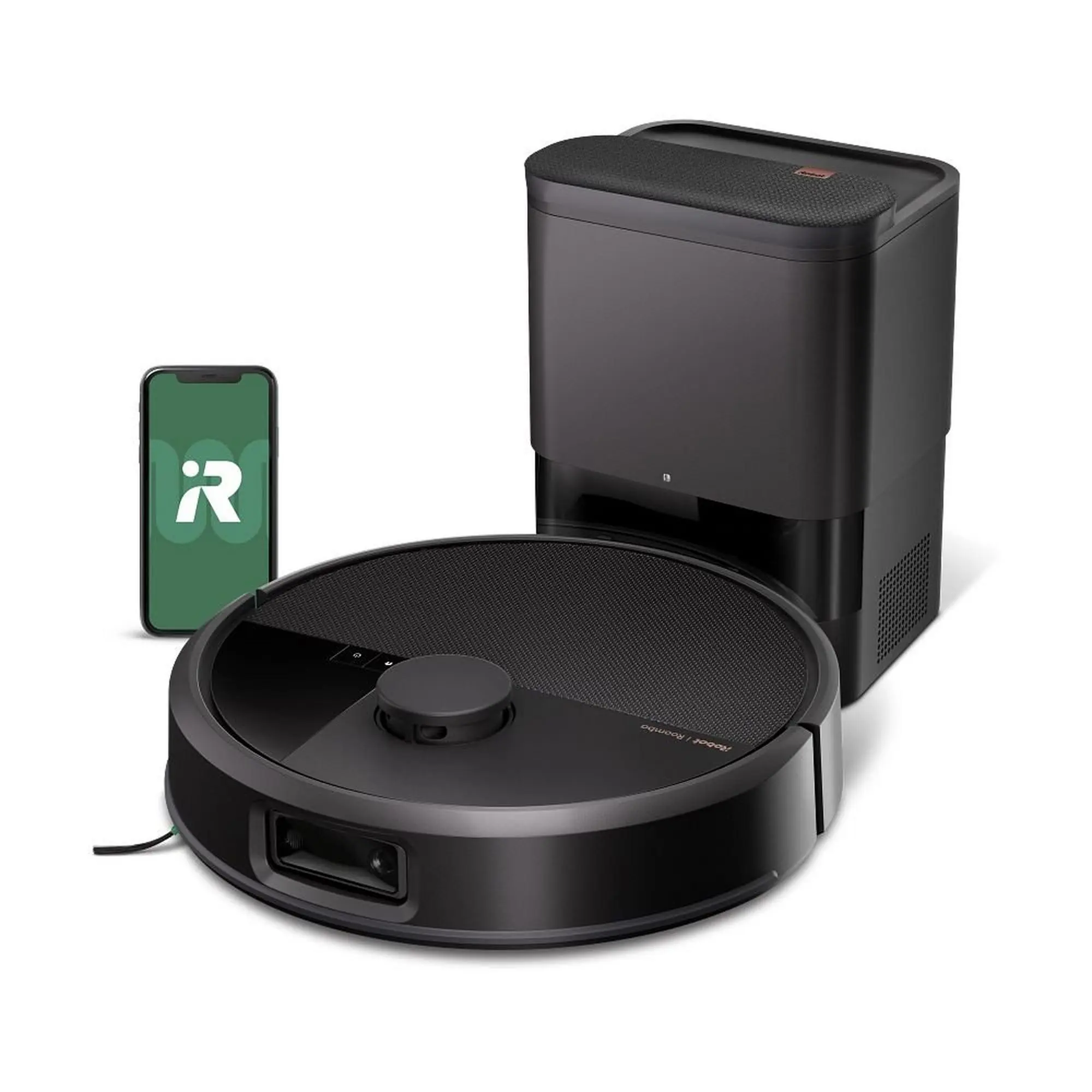 Roomba® Max 715 Vacuum Robot + AutoEmpty™ Dock – 4X Stronger Suction, Powerful Pet Hair & Carpet Cleaner, Anti-Tangle Dual Rubber Brushes, ClearView™ Pro LiDAR, and Advanced Dirt Detect - up to 90 Days of Hands-Free Deep Cleaning