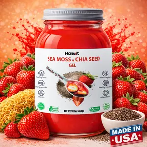 Strawberry Sea Moss Gel – Organic, Nutrient-Dense Superfood for Immunity, Digestion & Thyroid Support – Vegan & Made in USA