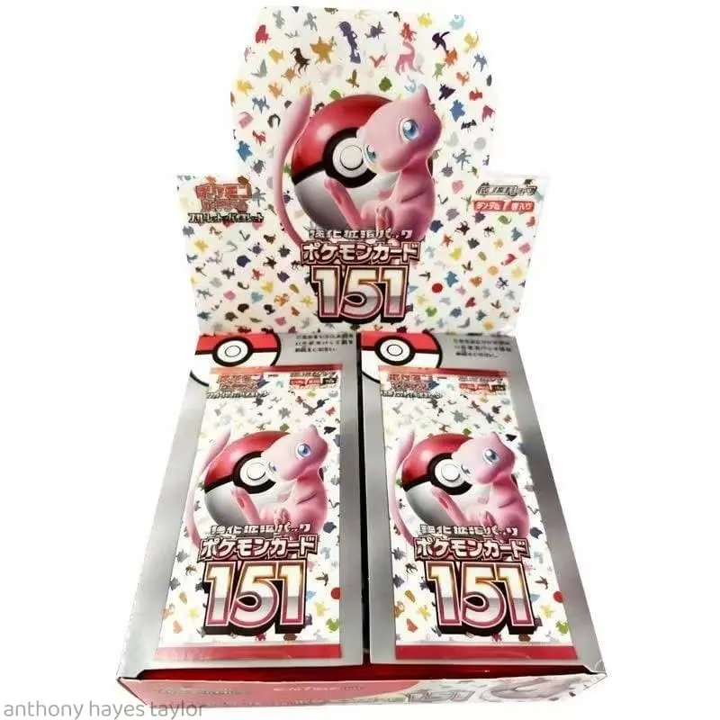 Japanese 151 Booster  140 Cards Pokémon Trading Card Game Sword & Shield and Classic Series Evolutions (including powered-up cards) — Blind-box expansion packs