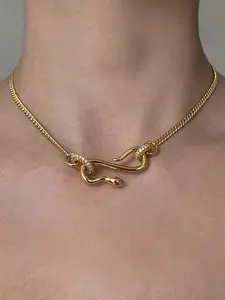 Snake Design Pendant Necklace for Women & Men, Stainless Steel Jewelry for Party, Daily Clothing Decor, Trendy All-match & Exquisite Jewelry for Birthday Gift