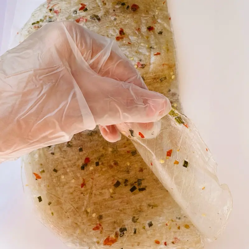 Bánh tráng dẻo ớt CAY VỪA 500g- Vietnamese soft spicy Rice Paper Snack – Ready to Eat
