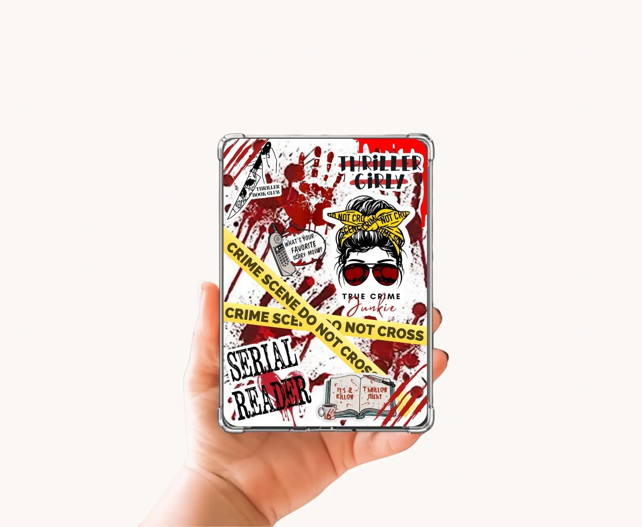 Thriller Girly Kindle E-Reader Case Insert