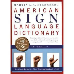 USED-American Sign Language Dictionary-Flexi by Sternberg, Martin L. (Paperback)