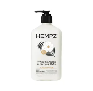 Hempz Body Lotion Moisturizer - White Gardenia & Coconut Palm - Daily Moisturizing Cream, Shea Butter, Coconut Oil - Skin Care Products, All Natural Hemp Seed Oil - 17 Fl Oz