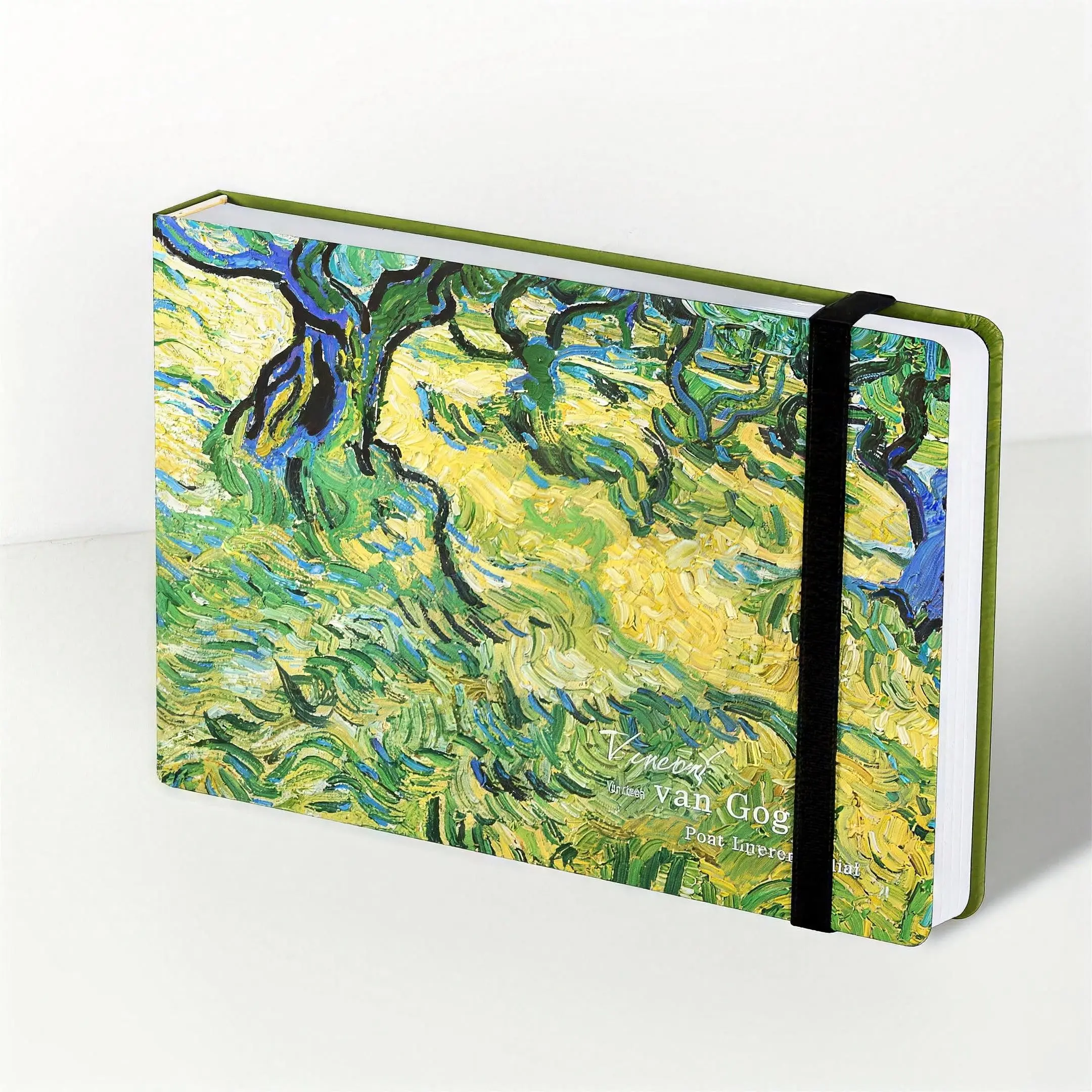1pc, 100 pages/50 sheets, Bandage Sketchbook, Van Gogh Art Watercolor Sketchbook, 160gsm, Ultra-Thick Sketch Paper, Small Travel Journal, Marker Pen Sketchbook, Blank Watercolor Paper, Hardcover Notebook, art sketchbooks, Artist Painting Supplies