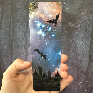 Fantasy dragons laminated bookmark
