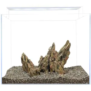 Ohko Dragon Stone Aquascape Rocks, 3 Pcs. Molded Aquarium Décor