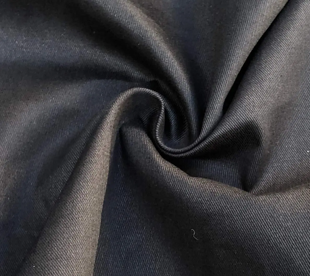 60" 100% Cotton Twill Black 6.5 OZ Apparel Woven Fabric By the Yard 60" 100% Cotton Twill Black 6.5 OZ Apparel Woven Fabric By the Yard