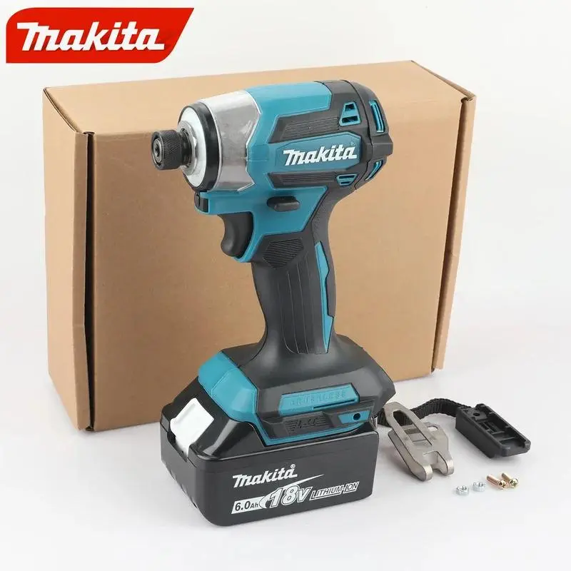 Makita Lithium Screwdriver New Dtd173 Impact Screwdriver Set Household Electric Screwdriver Electric Hand Drill