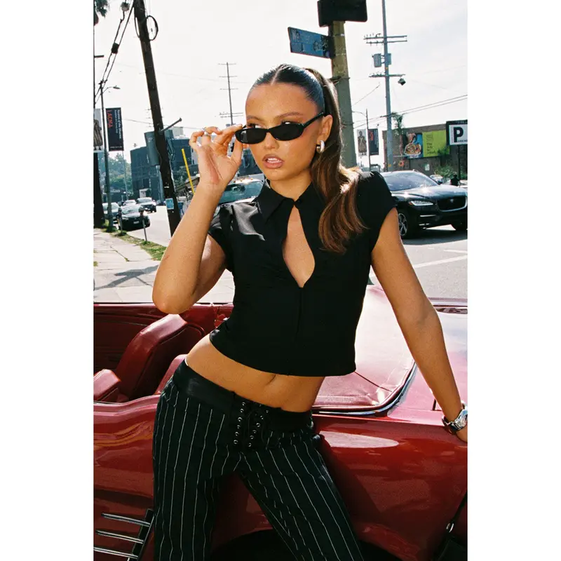 chest cut out top - TikTok Shop