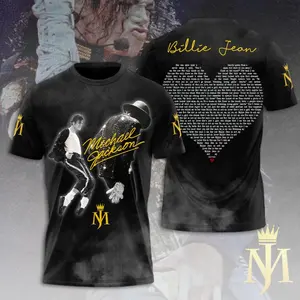 Michael Jackson Moonwalk 3D Shirt, Vintage Music Tee, Fan Gift AOP All Over Print 3D Shirts
