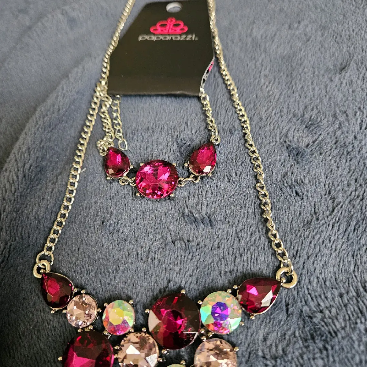 Paparazzi necklaces with complimentary earrings and bracelets and rings