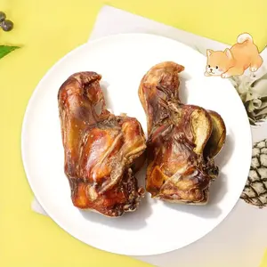 1/2 Pack-2/4 Count x 60-90g Beef Crutch Bone, Natural Ingredients, Natural Dog Treats, Healthy, Easily Digestible, Dog Chews Long Lasting, And High Protein, Low Fat, Perfect Training Reward Snack For Small, Medium and Large Dogs