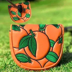 1pc Putter Cover Design, Durable PU Material with Soft Lining, Golf Club Head Cover, Premium Protective Golf Club Headcover