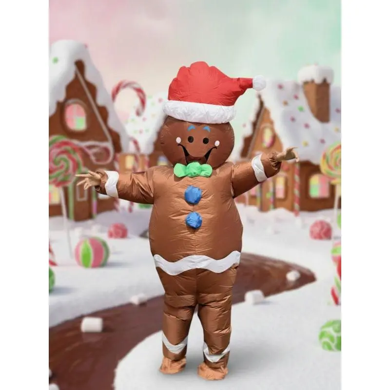 Christmas Inflatable Costumes, Holiday Party Performance Props, Adult Unisex Halloween, New Year Celebration Dress-Up Christmas Inflatable Costumes, Holiday Party Performance Props, Adult Unisex Halloween, New Year Celebration Dress-Up