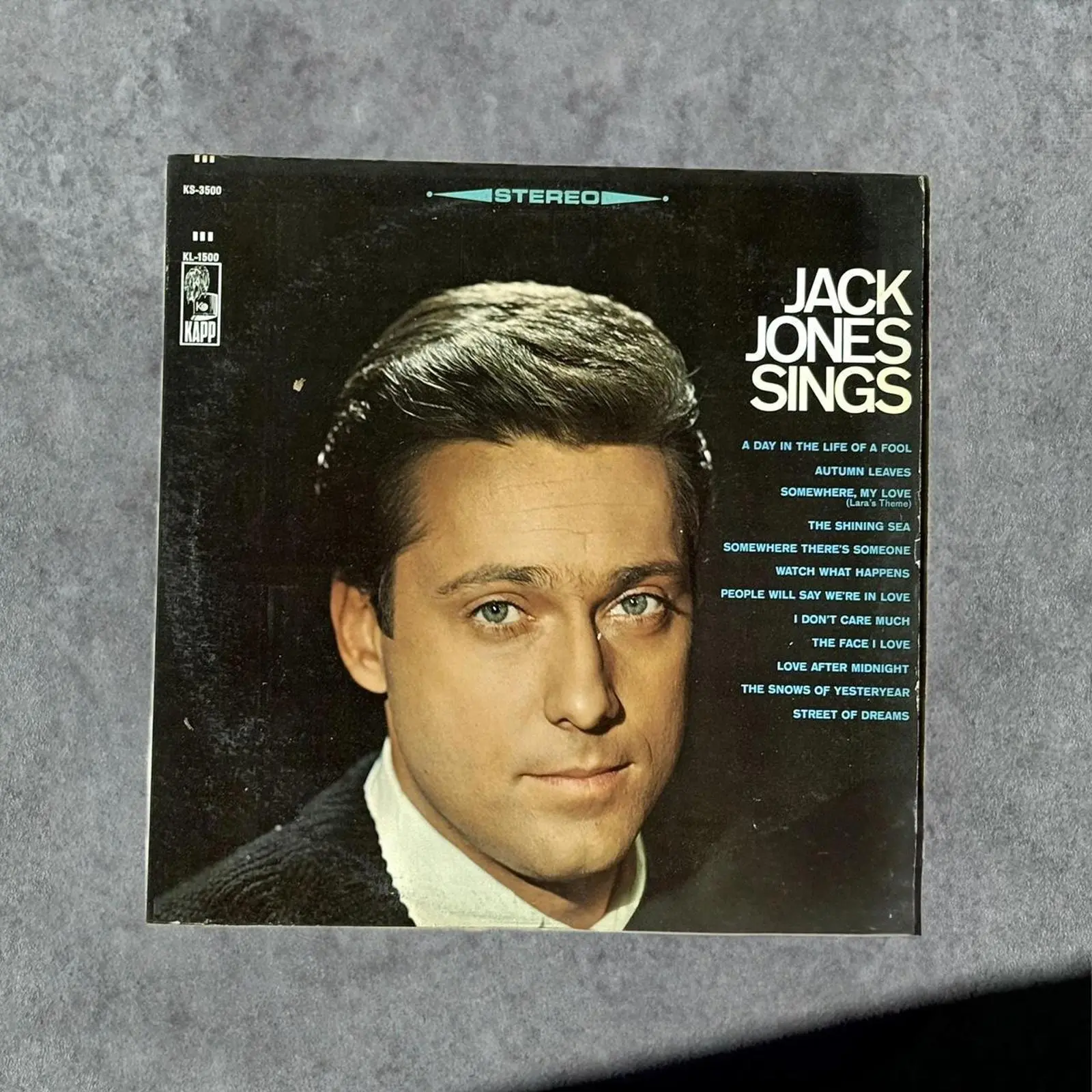 “Jack Jones Sings” Vintage Record Vinyl