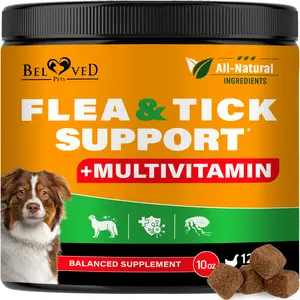 Flea and Tick Support Chews + Multivitamin Canine Nutritional Supplement