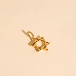 Star of David Necklace Charm