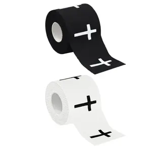 Cross Pattern Athletic Tape 2IN X 23FT Cotton White Athletic Tape, Cross Athletic Wristband for Tennis, Bible Verse Athletic Tape, Christian Gift for Men and Women