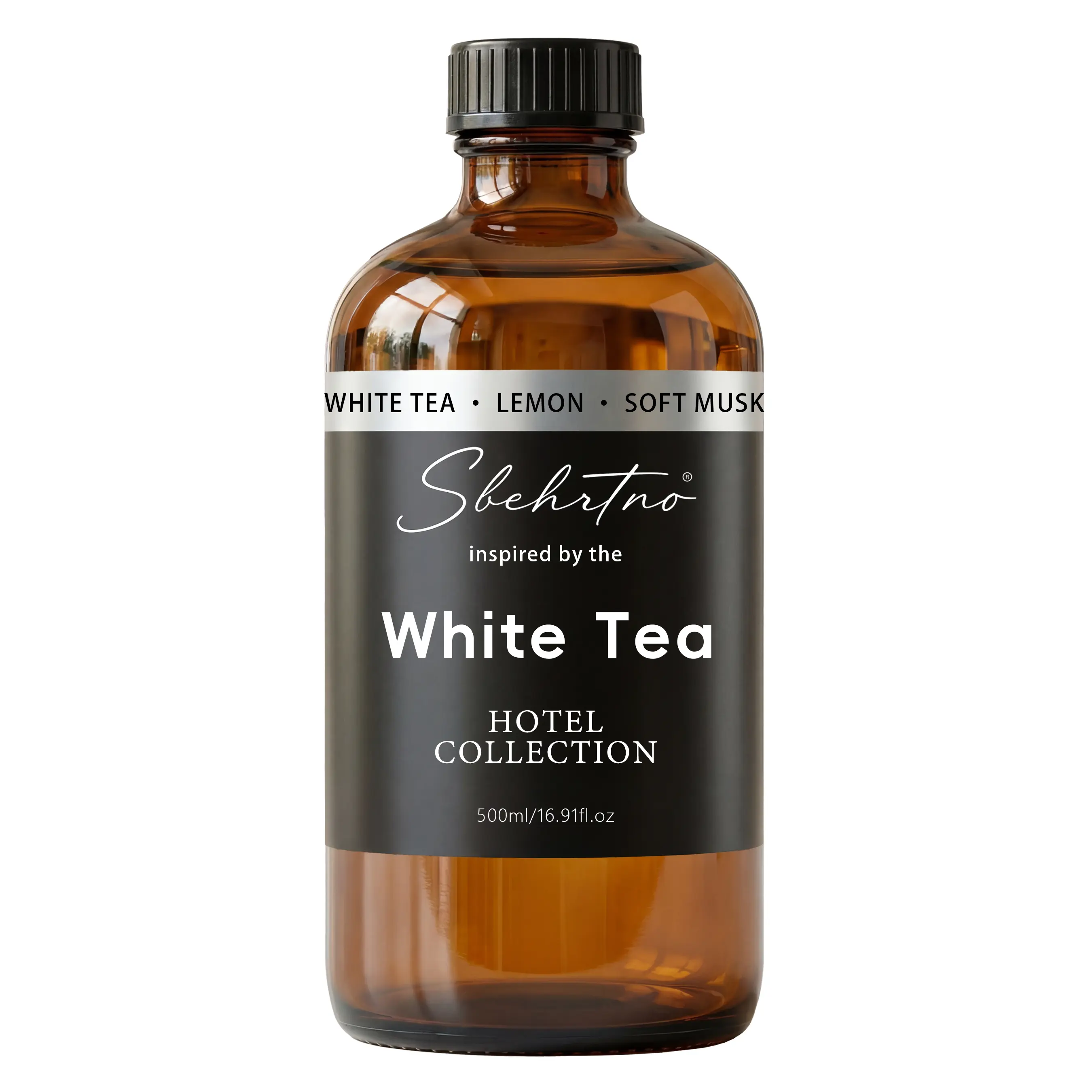 Sbehrtno Scented White Tea Diffuser Oil - Westin Hotels Signature Aroma Inspired Fragrance Freshener, Clean Floral Blend with Jasmine, Amber, Musk & Lemon, for Waterless Diffusers, Scent Machines (Ideal for Casual Use, Birthday Gifting), Signature Scent