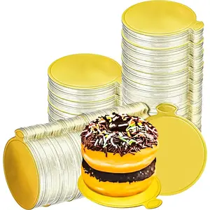 200 count Round Golden Cardboard, 3.5 Inch Round Mini Cake Boards, Mousse Cake Base, Cake Paper Board, Circle Patries Cardboard, Cupcake Base Display, Dessert Board