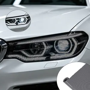 Car Headlight Stickers, Motorcycle Light Stickers, Durable Vinyl Waterproof Self-Adhesive Car Accessories, Universal Car Decals