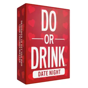 Date Night by Do Or Drink: Party Card Game for couples drinking Challenges Relationship card games