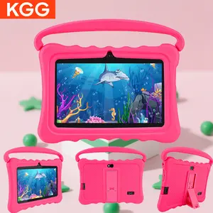 KGG Tablet 7 Inch Cartoon , Android 12 Children 32GB ROM 2GB RAM Educational Learning Toys Children Boys Girls Gifts Tablet Android Wifi Tablet