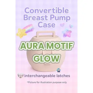 Motif Aura Glow Breast Pump Holder | Compact Fridge Storage for Pumping Moms