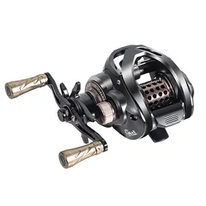 7.2:1 Ultra-Light Baitcast Reel 150g Spool 9kg Drag 10-Stage Magnetic Brake Deep Spool Anti-Backlash Outdoor Fishing Reel for Enthusiasts Tactical Survival Knife