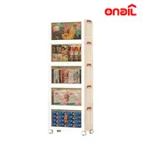 ONAIL Foldable Storage Box with Lid - 40/64/128QT, 1-5 Layers with Wheels, Stackable Folding Storage Boxes for Closet Organization, Household Items (Kitchen, Bedroom Use)