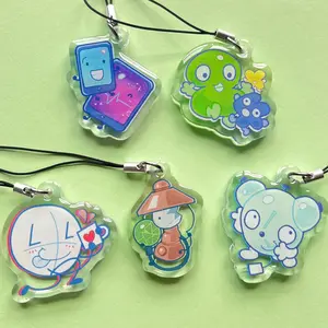 Object Show Keychain Acrylic Charms - BFDI TPOT Inanimate Insanity Animatic Battle It's Time For The ONE Keychains