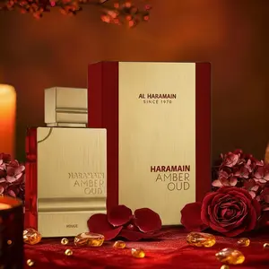 AL HARAMAIN Amber Oud ROUGE Eau De Parfum for Unisex 2.0 Ounce AL HARAMAIN Amber Oud ROUGE Eau De Parfum for Unisex 2.0 Ounce