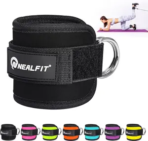 Ankle Strap for Cable Machine, Gym Ankle Cuff for Kickbacks, Leg Extensions, Glute Workouts, Booty Hip Abductors Exercise for Women and Men