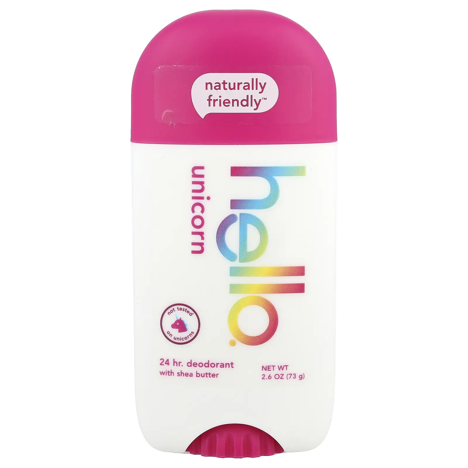 Hello 24 Hr Deodorant with Shea Butter, Unicorn, 2.6 oz (73 g)