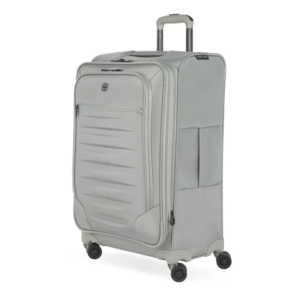 SWISSGEAR Checklite Softside Medium Checked Suitcase - Gray SWISSGEAR Checklite Softside Medium Checked Suitcase - Gray