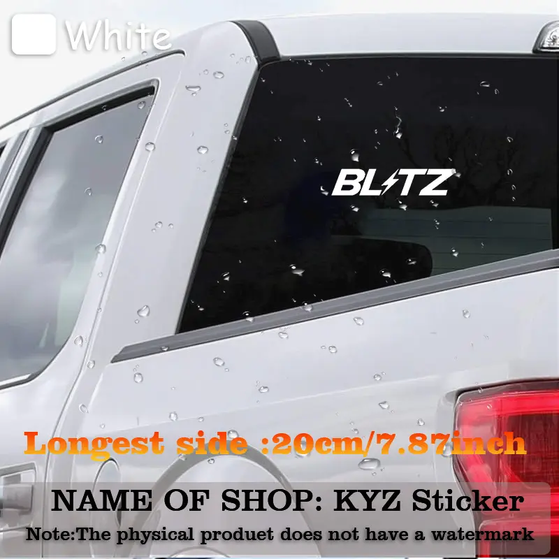 1PC Cool Dynamic BLTZ Lightning Logo Sticker Stick it on stationery like notebooks or desktop storage boxes, this decor’s sharp sassy vibe hides your preference for cool style in details, and injects full cool dynamic soul into small items