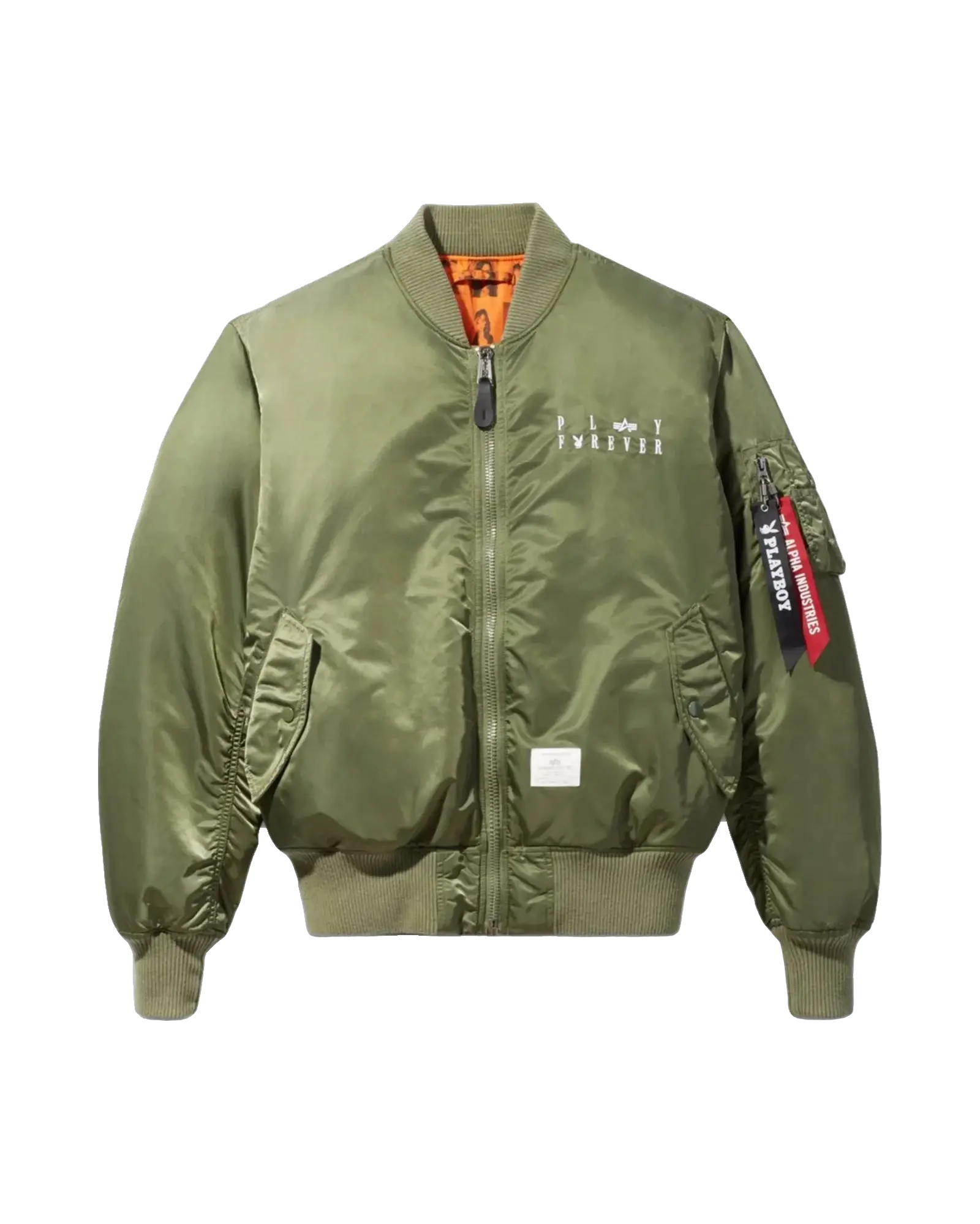 Playboy x Alpha Industries Reversible MA-1 Flight Jacket Playboy x Alpha Industries Reversible MA-1 Flight Jacket