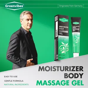 GreenVibes 4 Men's Care Gel | Massage for men to relax and moisturize
