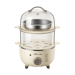 Bear BEAR Double Layer Egg Steamer Multi-Function Electric Egg Cooker Timer Automatic Shut Off 14 Eggs ZDQ-B14R1