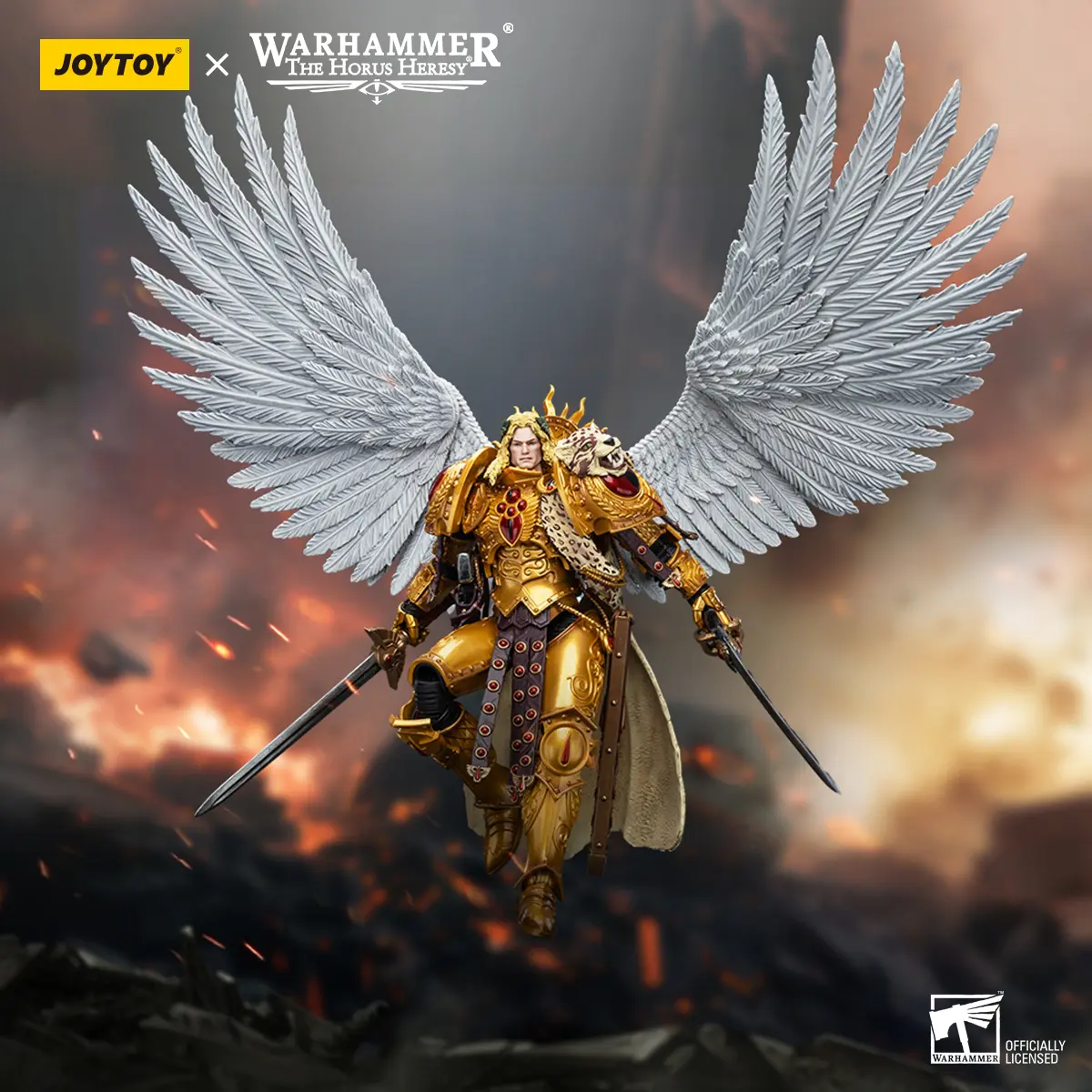 JOYTOY Warhammer "The Horus Heresy" 1/18 Action Figures Anime 18.8cm Blood Angels Sanguinius Primarch of the IXth Legion