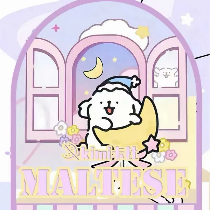 Maltese Puppy Artistic Magnet