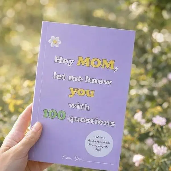 "What I Love About You, Mom" Gratitude Journal Workbook - Fill-in-the-Blank Gift Book with 100 Guided Love Prompts, Perfect Mother's Day Gift from Daughter or Son to Explore Her Life & Legacy