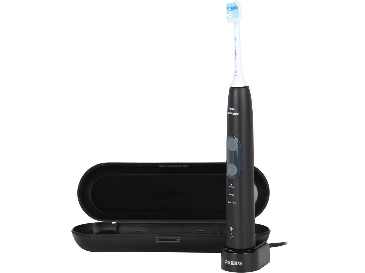 Philips Sonicare ProtectiveClean 5100 Rechargeable Toothbrush, Black, HX6850/60 Philips Sonicare ProtectiveClean 5100 Rechargeable Toothbrush, Black, HX6850/60