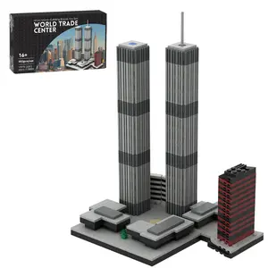ireogame World Trade Center (1973-2001) Micro Building Blocks Set (982PCS)